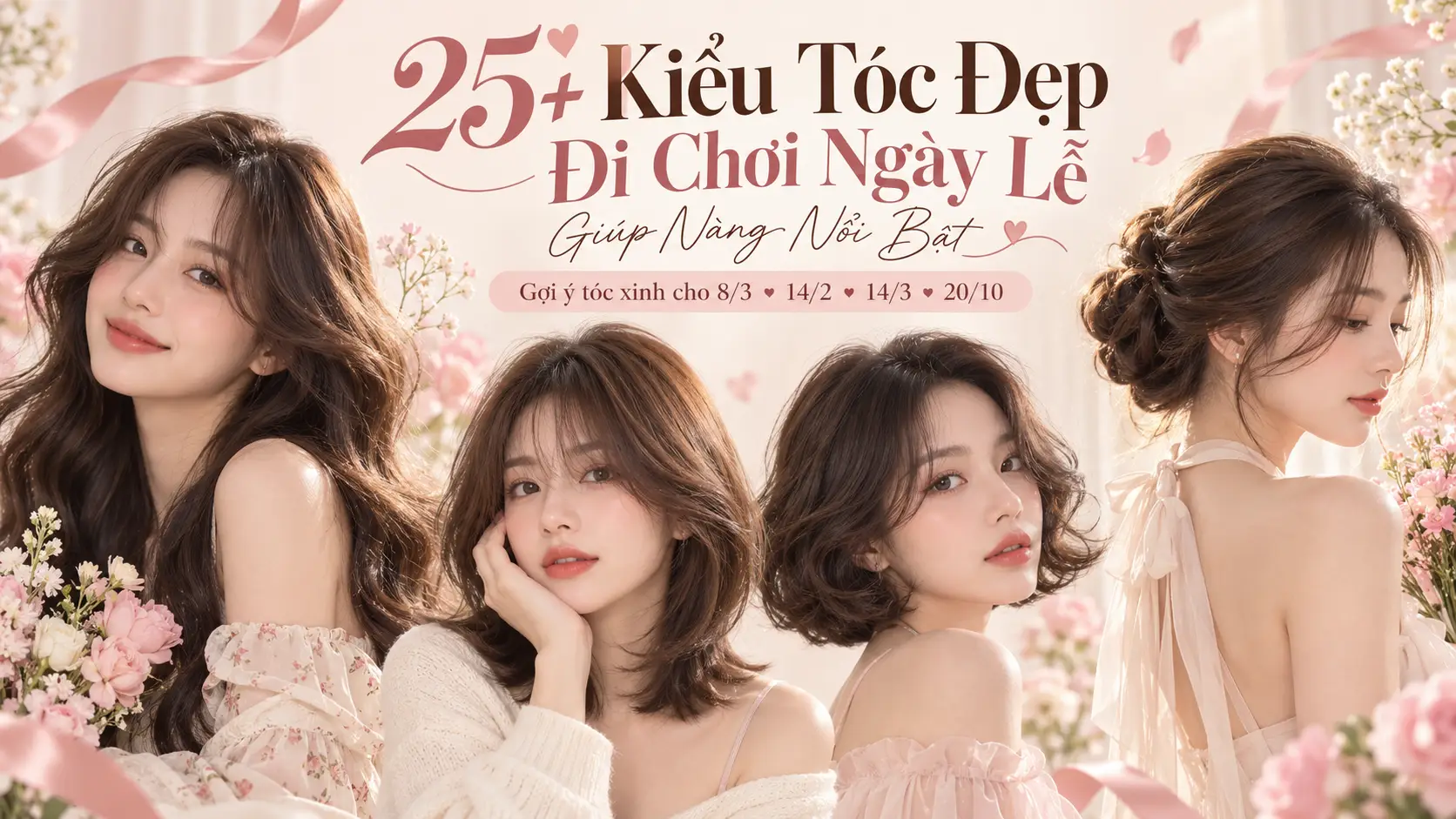25+ Kiểu Tóc Đẹp Đi Chơi Ngày Lễ Giúp Nàng Xinh Xắn, Nổi Bật